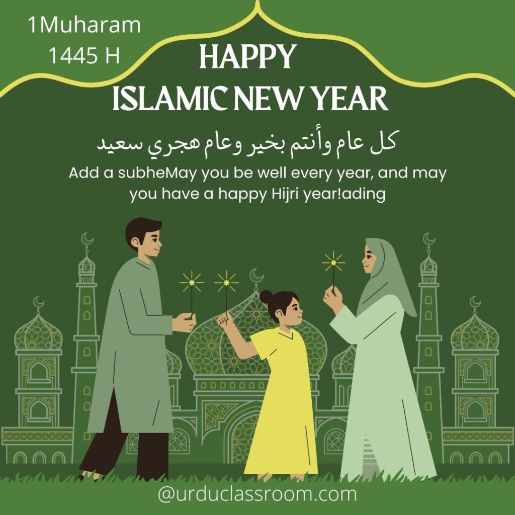 islamic new year wishes in urdu (messages and banners)